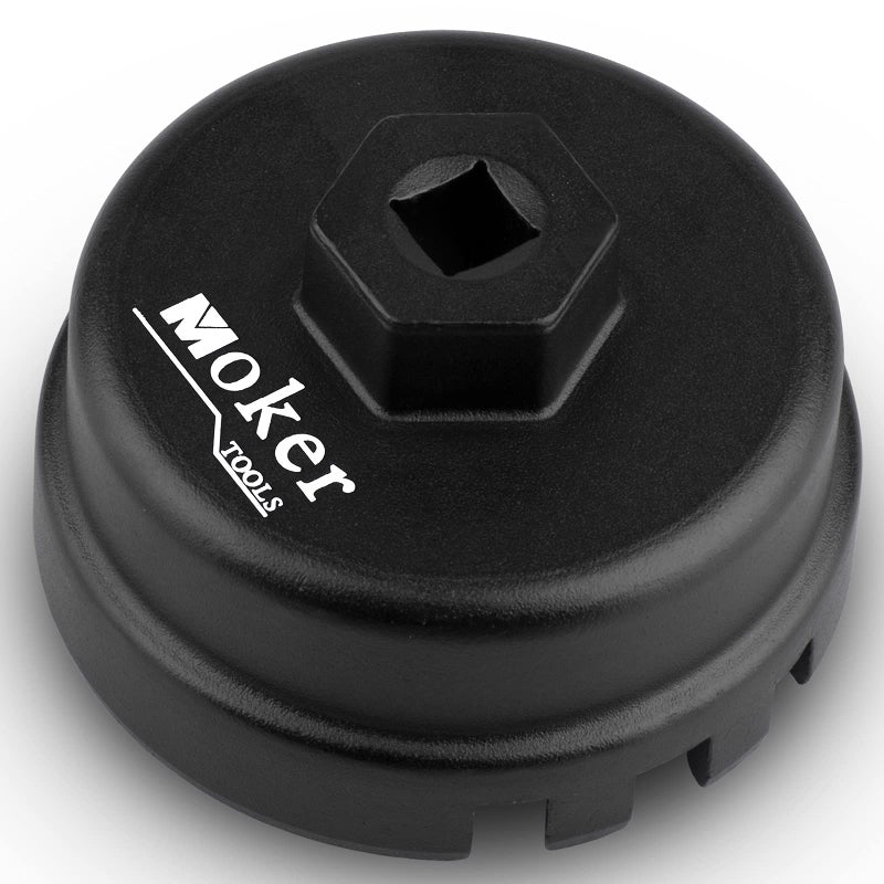 Moker Aluminum 64mm 14 Flute Oil Filter Wrench for Toyota Corolla/Prius  Fits 1.8L Engines - Image 1